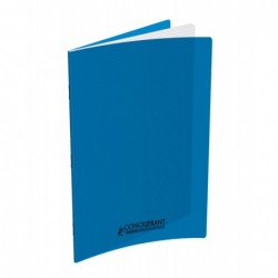 OXFORD Cahier Conquérant Classique 96 pages Petits Carreaux 24x32 90g Couverture polypro bleu