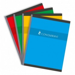 CONQUERANT 7 Cahier brochure 17x22 cm 192 pages Grands Carreaux Papier 70g