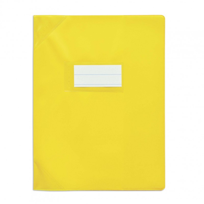 ELBA Protège-cahier 17x22cm Strong Line opaque 15/100 + renforcés (30/100). Coloris jaune