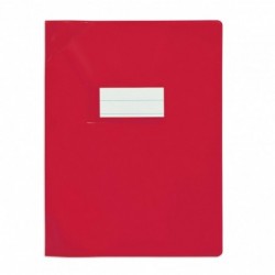 ELBA Protège-cahier 17x22cm Strong Line opaque 15/100 + renforcés (30/100). Coloris rouge