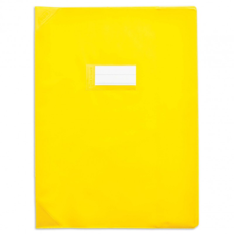 ELBA Protège-cahier 24x32cm Strong Line opaque 15/100 + renforcés (30/100). Coloris jaune