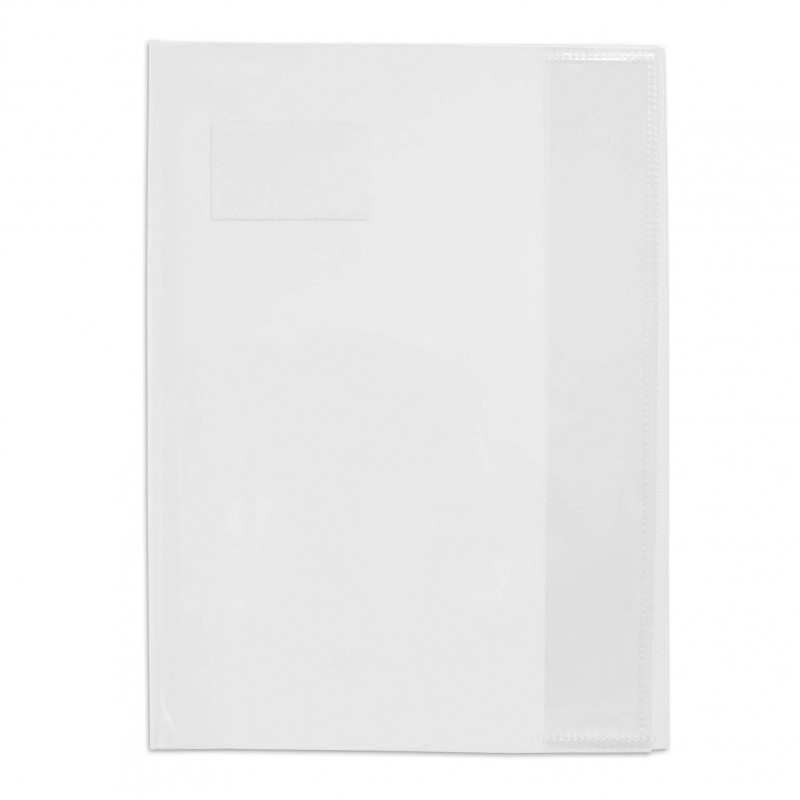 ELBA Protège cahier en PVC Standard Grain Lisse 12/100 - Format 24x32cm - Incolore
