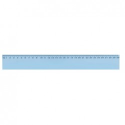 REGLE PLATE 30CM INCASSABLE