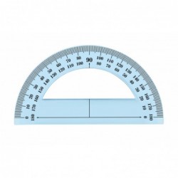 RAPPORTEUR 180° 12CM INCASSABLE