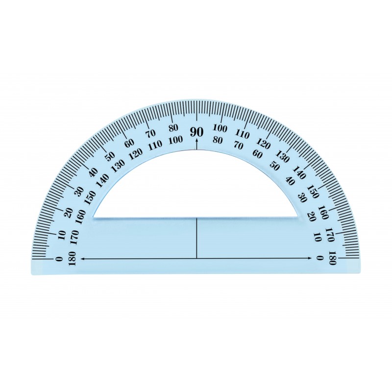 RAPPORTEUR 180° 12CM INCASSABLE