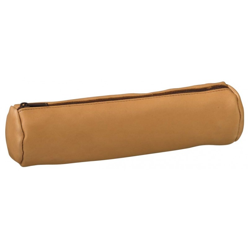 HAMELIN Fourre tout cuir rond Mouton naturel -Grand format 21xD6