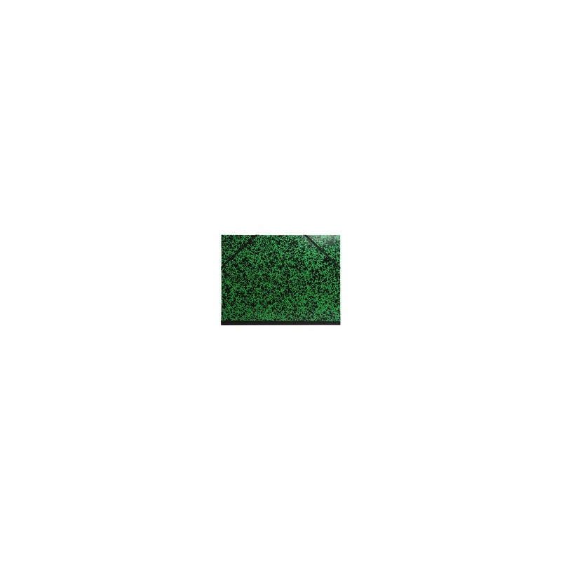EXACOMPTA Carton à dessin Annonay avec élastiques 26x33 cm - Pour formats A4 et 24x32 cm Vert