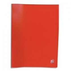 Protège-documents en polypropylène 40 vues rouge 